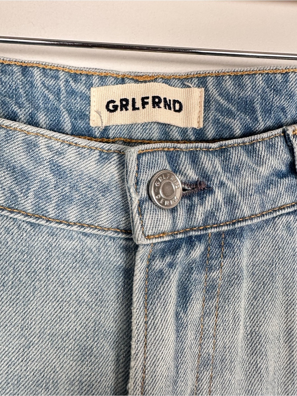 GRLFRND Serena Low Rise Slim Flare Jeans – Ocean Avenue - Picture 4 of 10